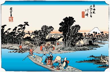 東海道五十三次、 品川宿(その２)