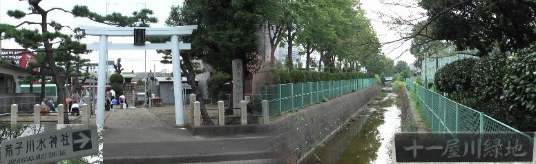 荒子川水神社。