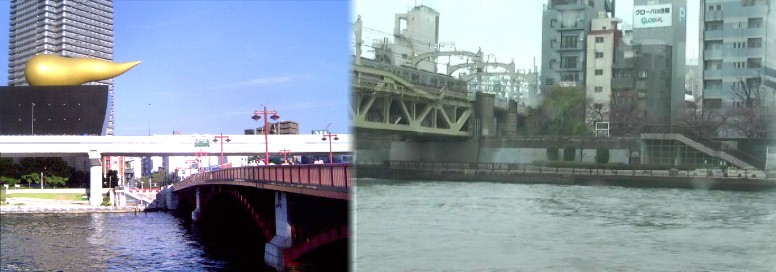 吾妻橋水上バス乗船場付近、平成19年.6.16撮影