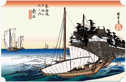 東海道五十三次四十二番目、桑名宿(その１、平成１０年版)