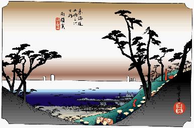 東海道五十三次、白須賀宿（その１、平成１０年版）