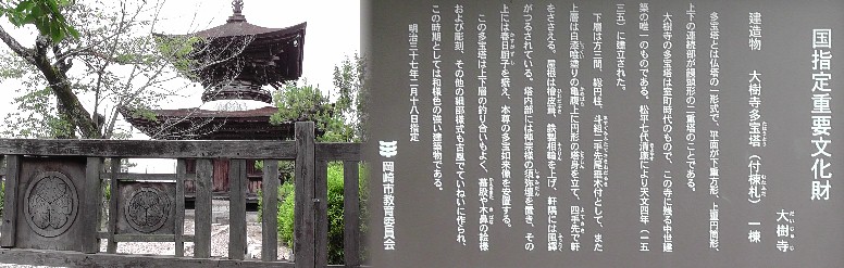 大樹寺多宝塔。