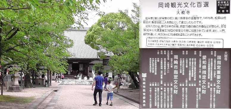 大樹寺本堂。リンク： 大樹寺。 大樹寺