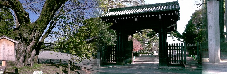 蛤御門。 説明文拡大 。