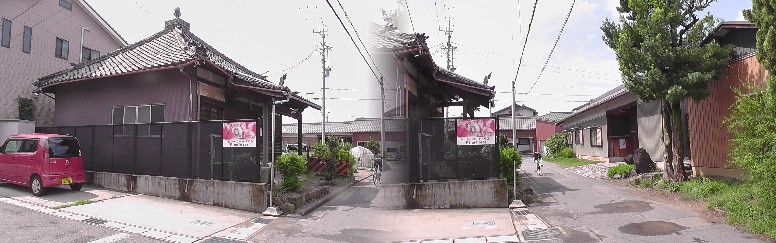 柱城跡とされる地蔵堂。 地蔵堂