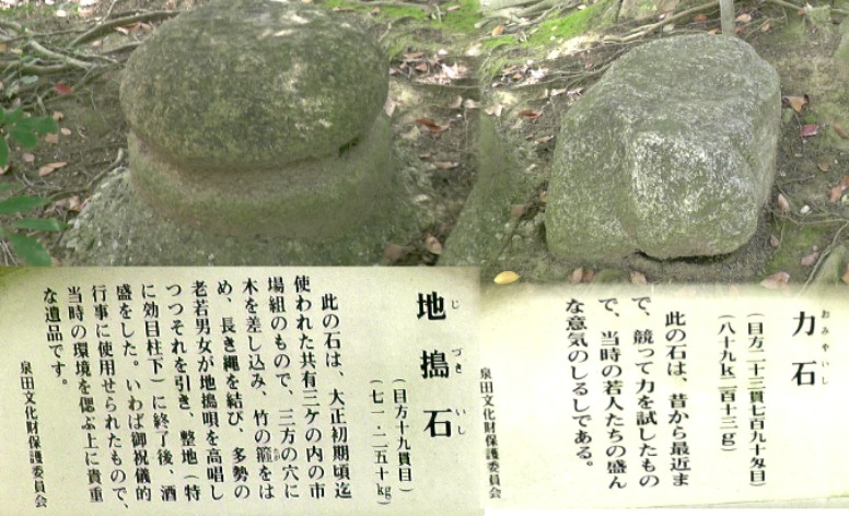 八王子神社境内。