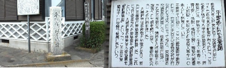 平塚宿問屋場跡。