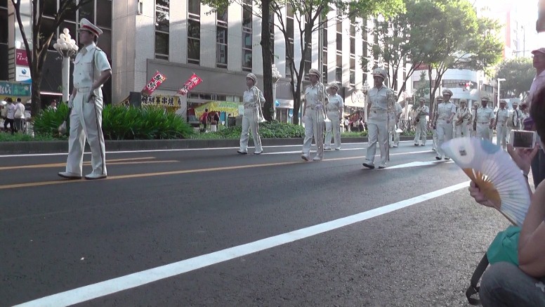 パレード先頭の音楽隊。 第68回広小路まつり 第1部 第2部 第3部 第4部 第5部