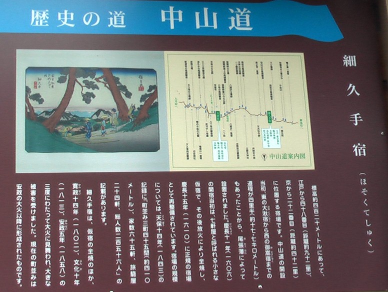 中山道・細久手宿