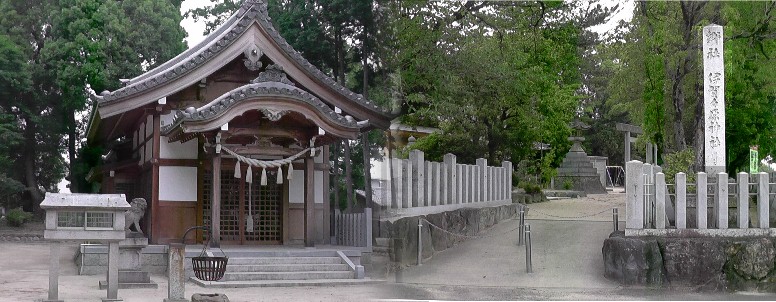 伊賀賀原神社。リンク：伊賀賀原神社 伊賀賀原神社