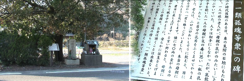 ２１号線と合流点の北側にあります。