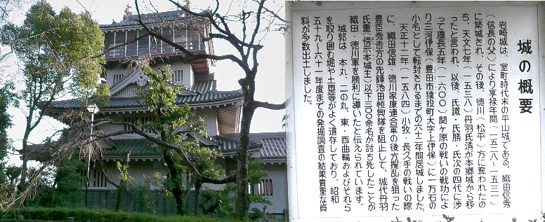 岩崎城の概要。