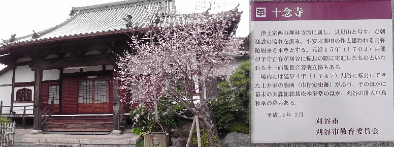 十念寺。 十念寺