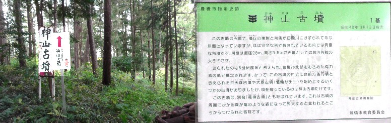 賀茂神社参道沿いの神山古墳。欲張った予定の６割くらいの消化で帰路に着きました。 豊橋駅まで約１時間半かかってしまいました。馴れないスマホと小さな文字で役立たず。