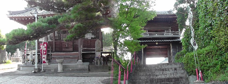 賢聖院。大府七福神の寺院。（永禄７年の創建で、現在の本堂は明治１３年に再建されて います。観音堂は文政１１年に再建されたもので、三間半四方の寄棟造りとなっており 、行基菩薩の作と伝えられる本像の観世音菩薩を安置しています。大府市観光協会引用