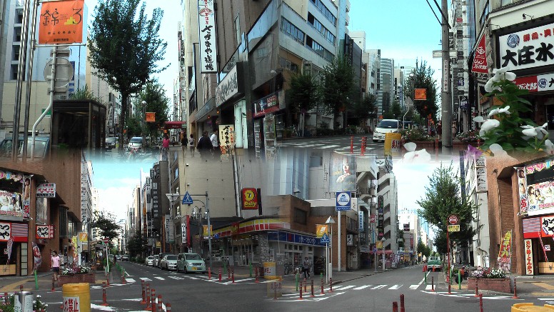 上記の開運黄金ポストの北部一帯が「錦三」といわれる飲食街です。