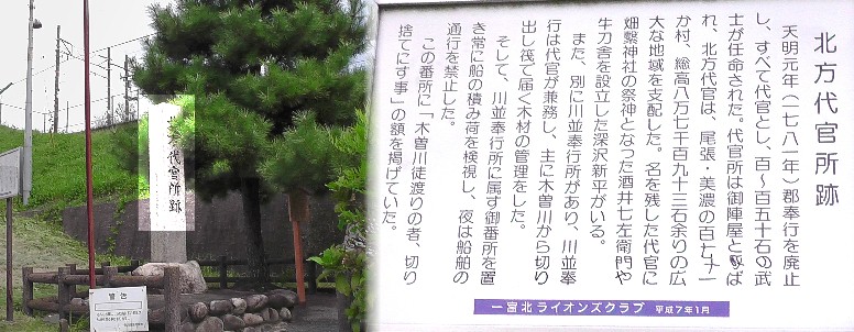北方代官所跡１。 北方代官所跡