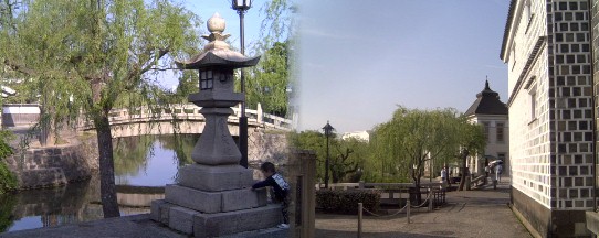 倉敷川・中橋付近