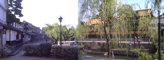 倉敷川沿いの町並み