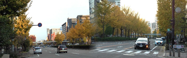 The Kurumamichi Station circumference guidance (no.1)