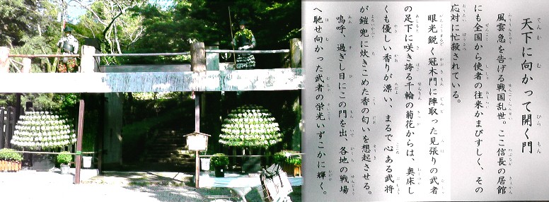 信長誕生から岐阜城まで(そ１１・信長公居館跡特集)