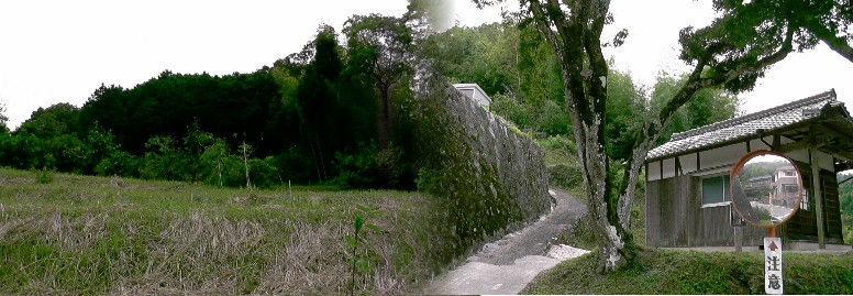 則定城跡。リンク： 城郭写真記録・則定城跡