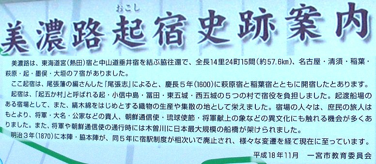 中山道 脇往還：美濃路（萩原宿～起宿その２）