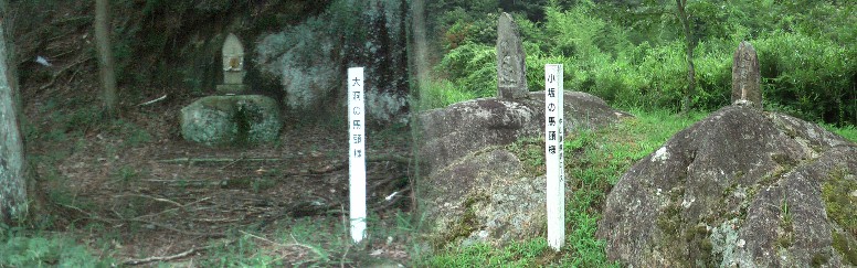 大洞及び小坂の馬頭様。