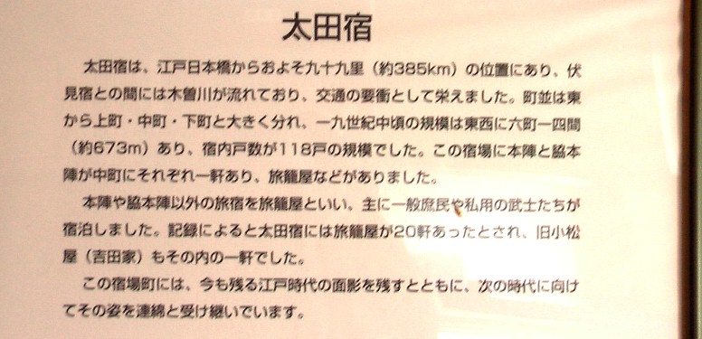 中山道・太田宿（その１）