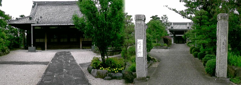 礼善寺。創立年代は不詳、祐閑律師が寛文１１年（１６７１）に中興開山している。ここには聖徳太子の作と 伝えられる本尊阿弥陀如来立像、蓮如上人木像が所蔵されています。 （以上みよし市文化財より引用）。 礼善寺