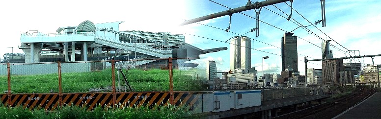 ささしまサテライト会場の跡地は一部未完成ですが7年ぶりに降り立った駅前は 想像を超え更に発展してゆきます。駅のすぐそばの職場で見たあの恐ろしい生死 を分けた夜間空襲で焼け落ちる旧笹島貨物駅がこの地であります。駅に降り立ち ホームから見る名古