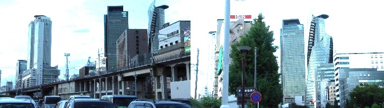 ささしまライブ駅に通じる鉄道線路の東側（右）、西側から名駅方面を写す、この場所は昭和１９年 ～２０年にかけて国鉄青年学校軍事訓練所の石畳のグランドでした、貨物駅にやってくる馬車の糞が 点在しそれを匍匐前進で乗り越えた記憶が甦った。懐かしさを