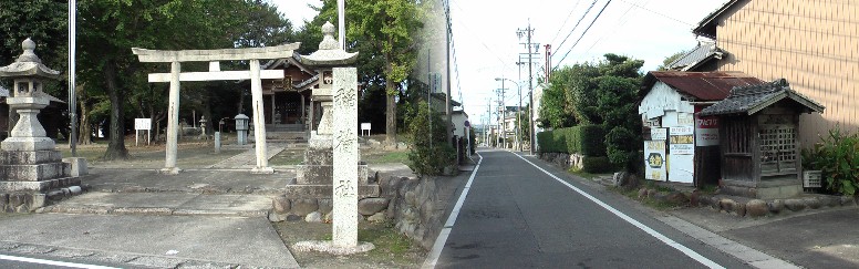 稲荷社と地蔵堂。