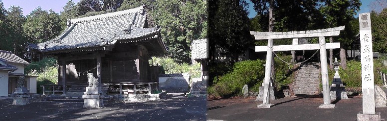 馬越地区に鎮座します素盞嗚神社。
