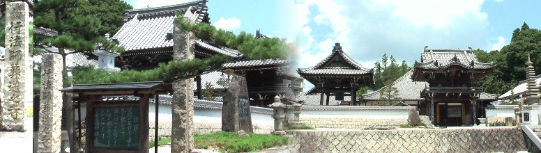 長国寺。案内板説明
