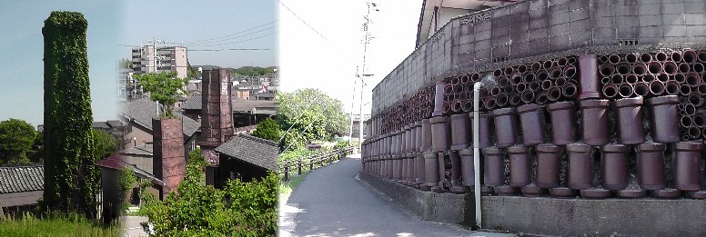 「常滑やきもの散歩道」Aコース風景。