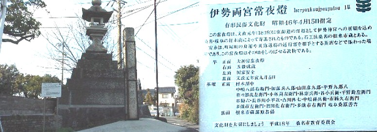 桑名市安永町町屋橋北。