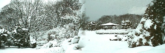 名勝二之丸庭園(左)と二之丸東庭園