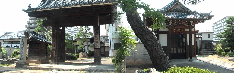 善昌寺は曹洞宗のお寺で、ご本尊は釈迦如来です。山門脇には庚申堂、三十三観音もある。 「尾張志」によると、善昌の子が幼少より出家して鑑宗といい、慶長13年(1608)お堂を建立し、 父の名をもって寺号とした、とも記されています。(昭和区役所案