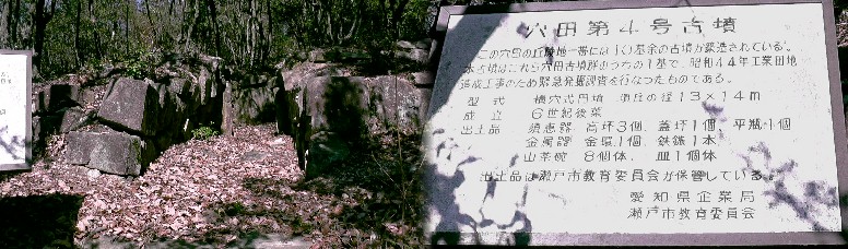 穴田４号墳。 穴田４号墳