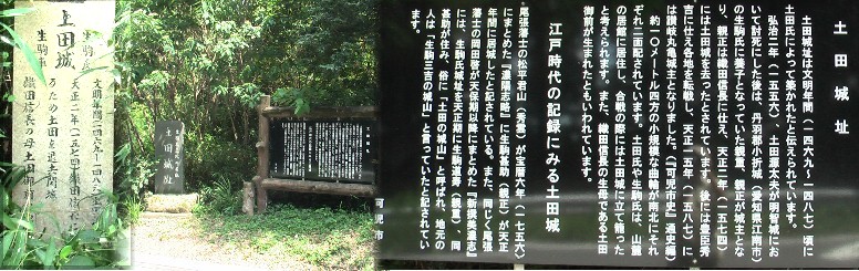 はねばし南西約１００ｍ。大脇公民館前。織田信長の生母・土田御前が生まれたと 記されています。関連リンク：生駒屋敷・小折城址 土田城跡