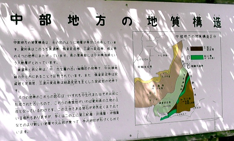 森林公園内岩石園。世間にはいくつかの園という名の施設がありますが岩石園に注目、 穴田2号古墳の近くに 集められた岩石群及び説明板を取材しました。 日本の過去 地形と地殻変動 。 岩石園