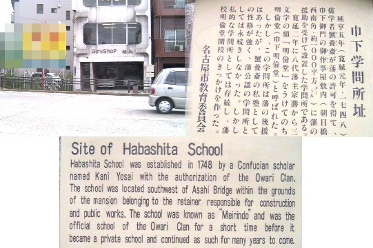 幅下学問所址