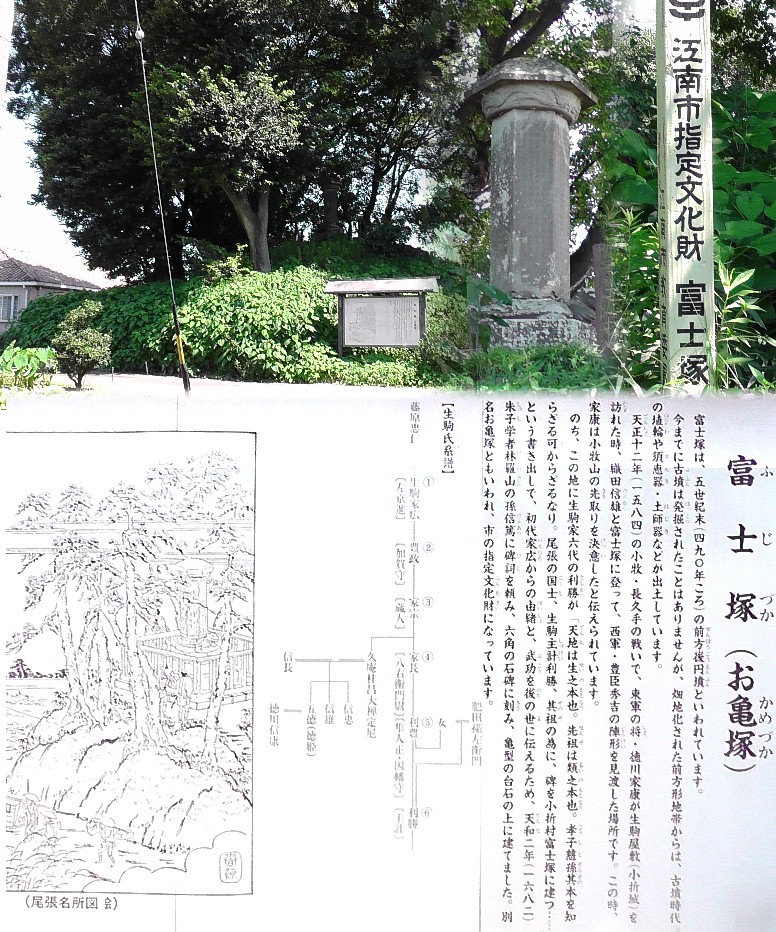 富士塚。