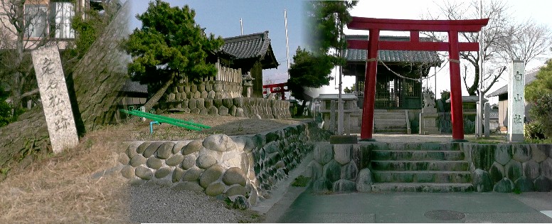 井堀城があったとされる白山社。 リンク：城郭写真記録・井堀城 白山社