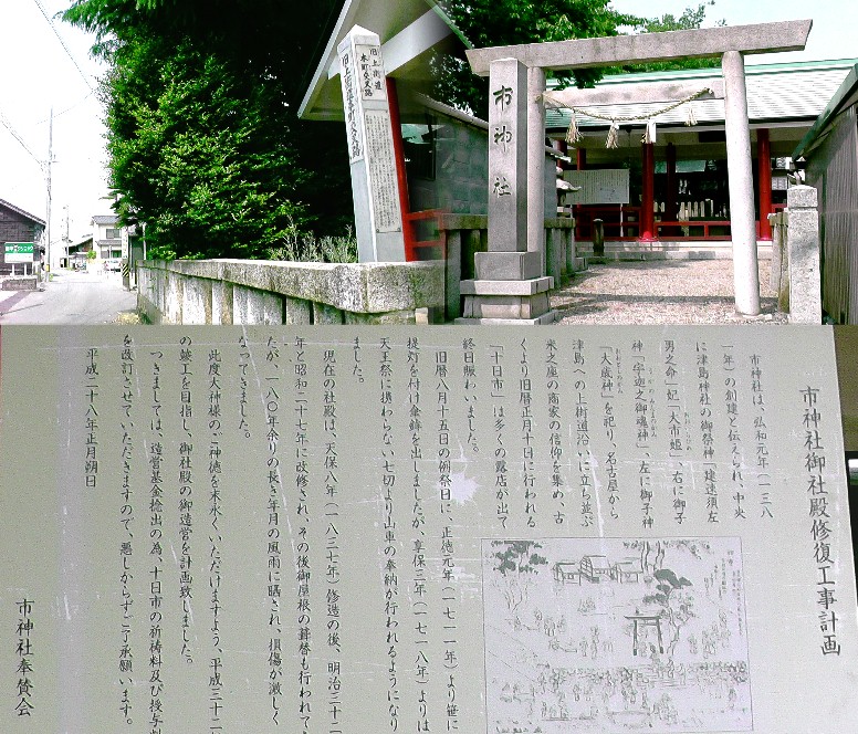 市神社。