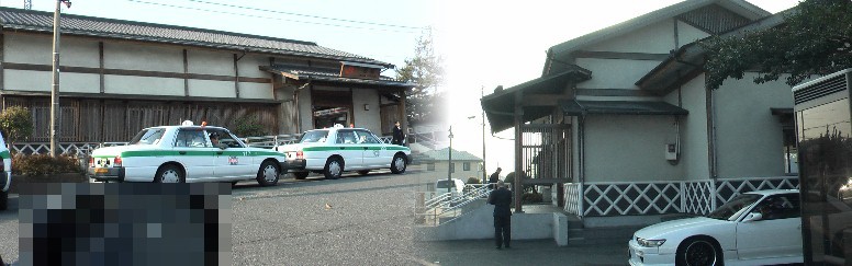 jr原駅、木造駅舎で「なまこ壁」が印象的。