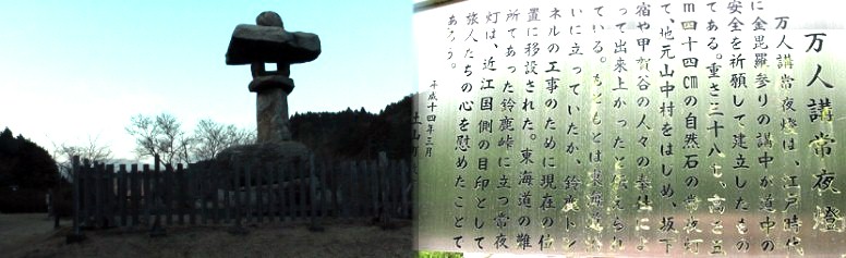 万人講常夜灯