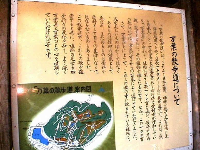 東山公園万葉散歩道