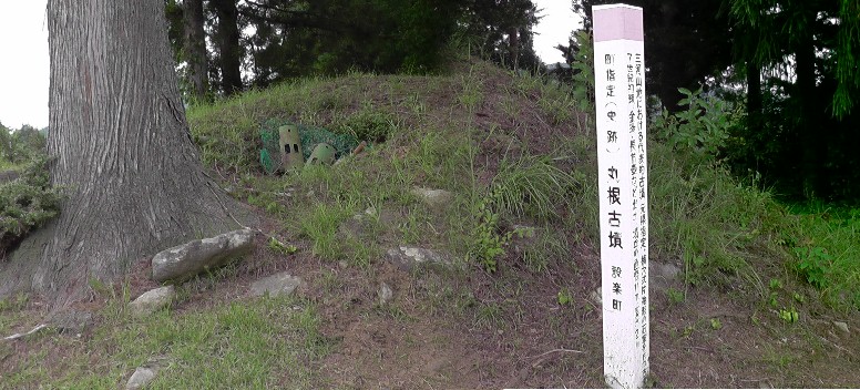 丸根古墳。 説明文拡大 Google マップ： 丸根古墳 。